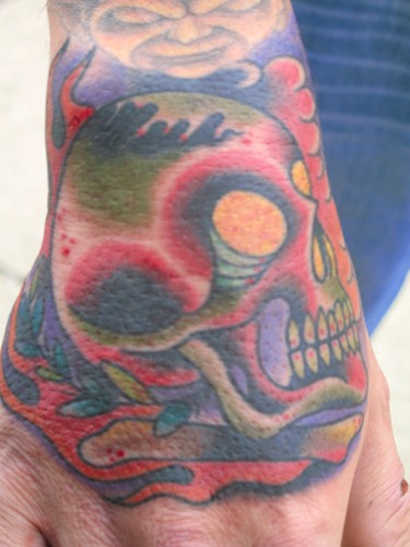 Tattoos - Traditional Old School tattoos - skull